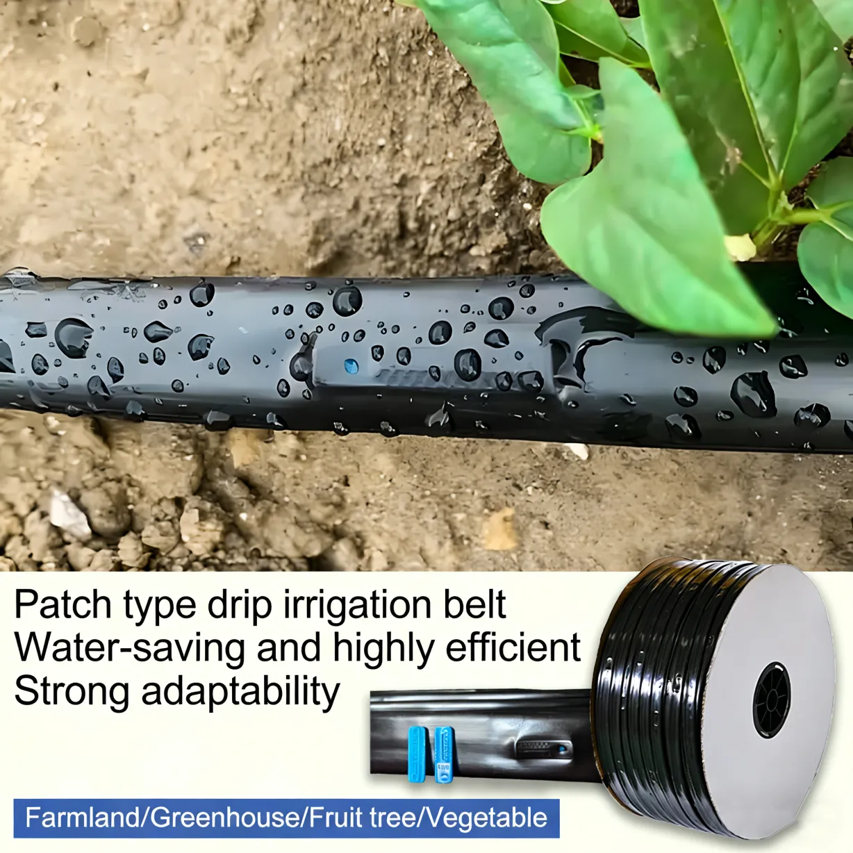 4L Irrigação Agrícola Tubulação De Irrigação Por Gotejamento Tipo Patch Fita De Irrigação Por Gotejamento - Irrigação Agrícola/Equipamento de Poupança de Água - foodmachtech